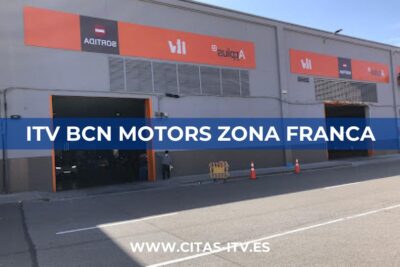 Cita Previa Estación ITV BCN Motors Zona Franca (Applus+)